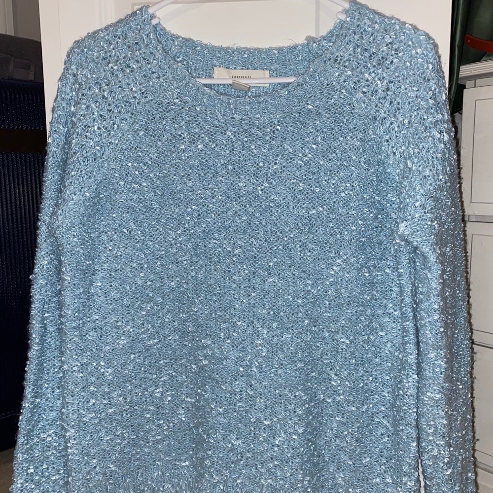 Baby blue sweater